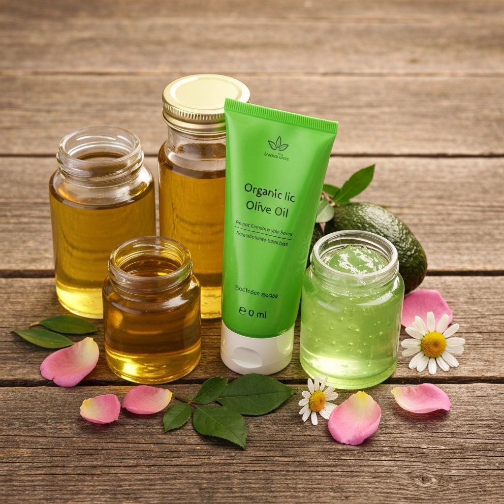 Natural skincare ingredients and oils